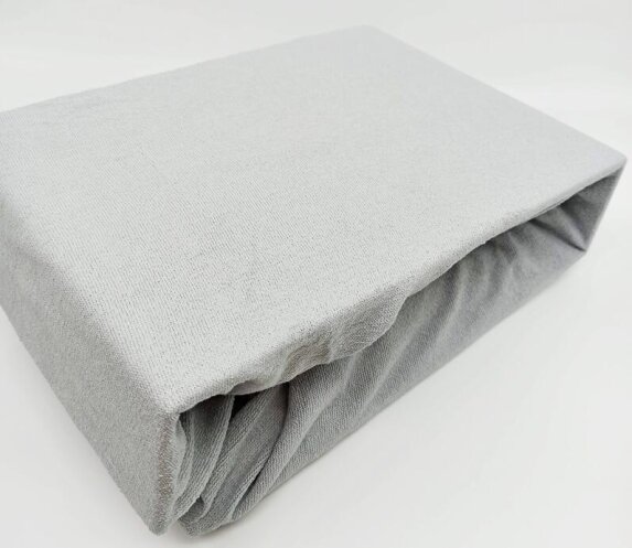 Prześcieradło FROTTE Z GUMKĄ 200x220 cm SZARY (ELA-25) (1)