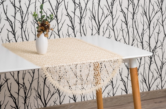 50x100 cm bieżnik owalny z gipiury CAPPUCINO (827-20) (1)