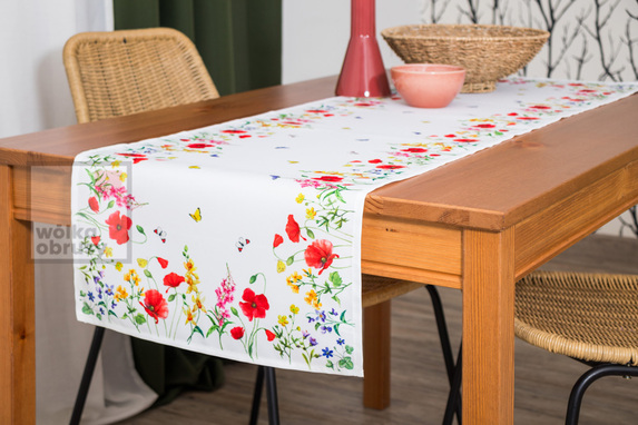 40x140 cm bieżnik drukowany MAKI  (PF120-10) (2)