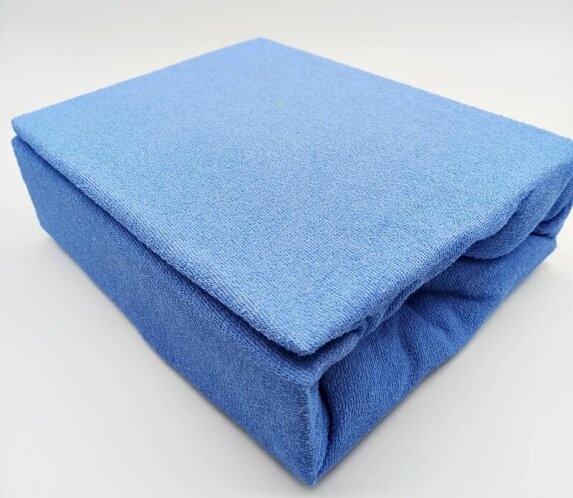 Prześcieradło FROTTE Z GUMKĄ 200x220 cm CHABROWY (ELA-25) (1)