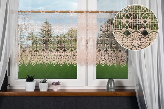 60x1370 cm zazdrostka gipiurowa w belce cappuccino (384CFG-100) (1)