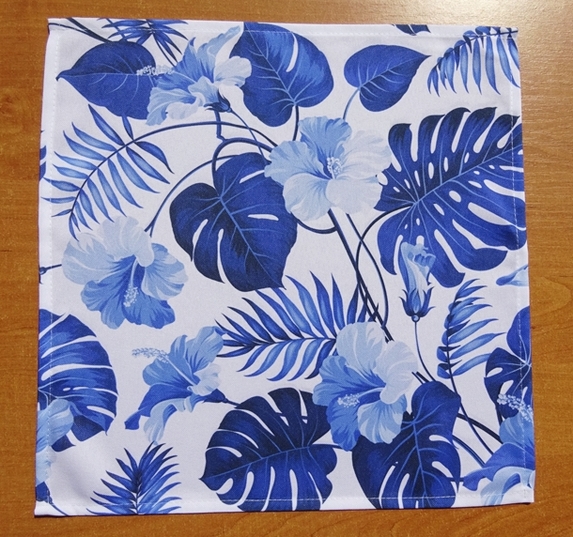 40x40 cm serwetki drukowane NIEBIESKA MONSTERA-paczka 2 szt (2933-2) (1)