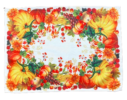 32x45 cm serwetki drukowane JESIENNE DYNIE - PACZKA 2 SZT (PF81-3,5) (1)