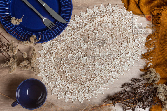 30x45 cm serwetka z gipiury CAPPUCCINO-PACZKA 6 SZT (818-7) (1)