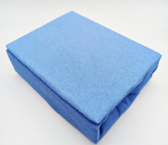 Prześcieradło FROTTE Z GUMKĄ 200x220 cm CHABROWY (ELA-25) (2)