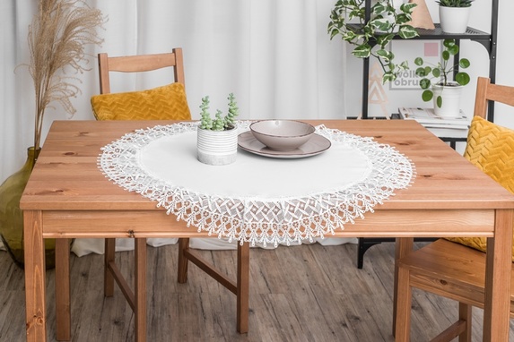 85 cm koło LEN Z GIPIURĄ BIAŁY (555-20) (1)