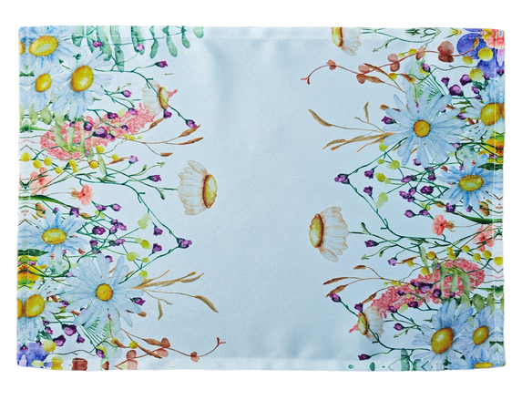 32x45 cm serwetki drukowane kolorowe kwiaty NA BIAŁYM- paczka 2 szt. (PF113-3,5) (3)
