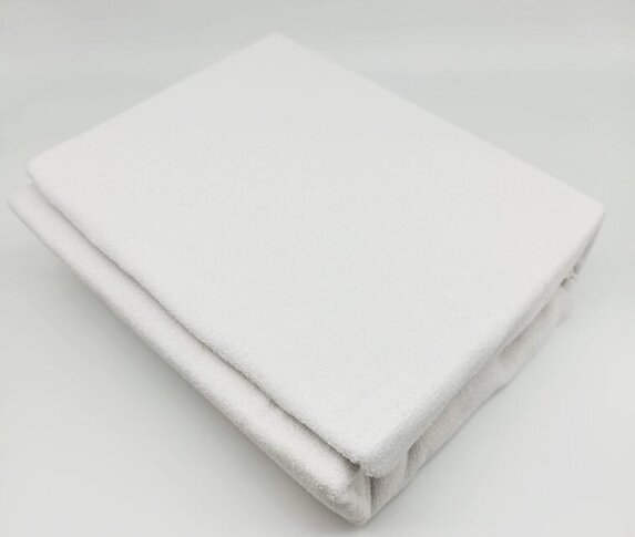 Prześcieradło FROTTE Z GUMKĄ 200x220 cm BIAŁY (ELA-25) (2)