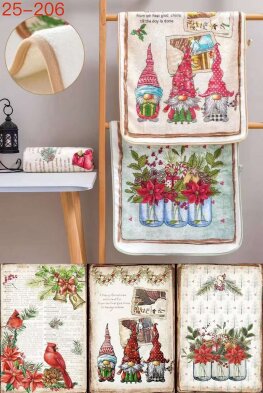 Ścierki kuchenne mix wzorów 40x60 - paczka 20 szt(A25206-5)