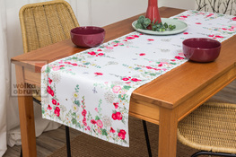 60x120 cm bieżnik drukowany WIOSENNE KWIATY  (PF111-10)