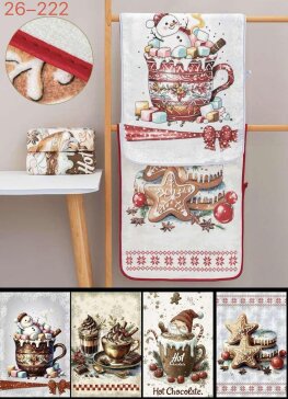 Ścierki kuchenne mix wzorów 40x60 - paczka 20 szt(A26222-5)