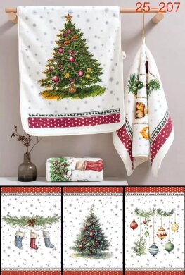 Ścierki kuchenne mix wzorów 40x60 - paczka 20 szt(A25207-5)
