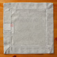 30x30 cm serwetka imitująca len SZARA ZE SREBRNĄ LAMÓWKĄ-paczka 2 szt (DA102-4) (3)
