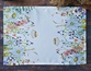32x45 cm serwetki drukowane kolorowe kwiaty NA BIAŁYM- paczka 2 szt. (PF113-3,5) (1)