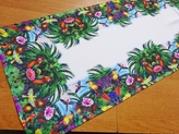 40x90 cm bieżnik drukowany KOLOROWE PTAKI (2403-4)