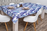 130x175 cm obrus drukowany FIOLETOWE PALMY (2934-25)